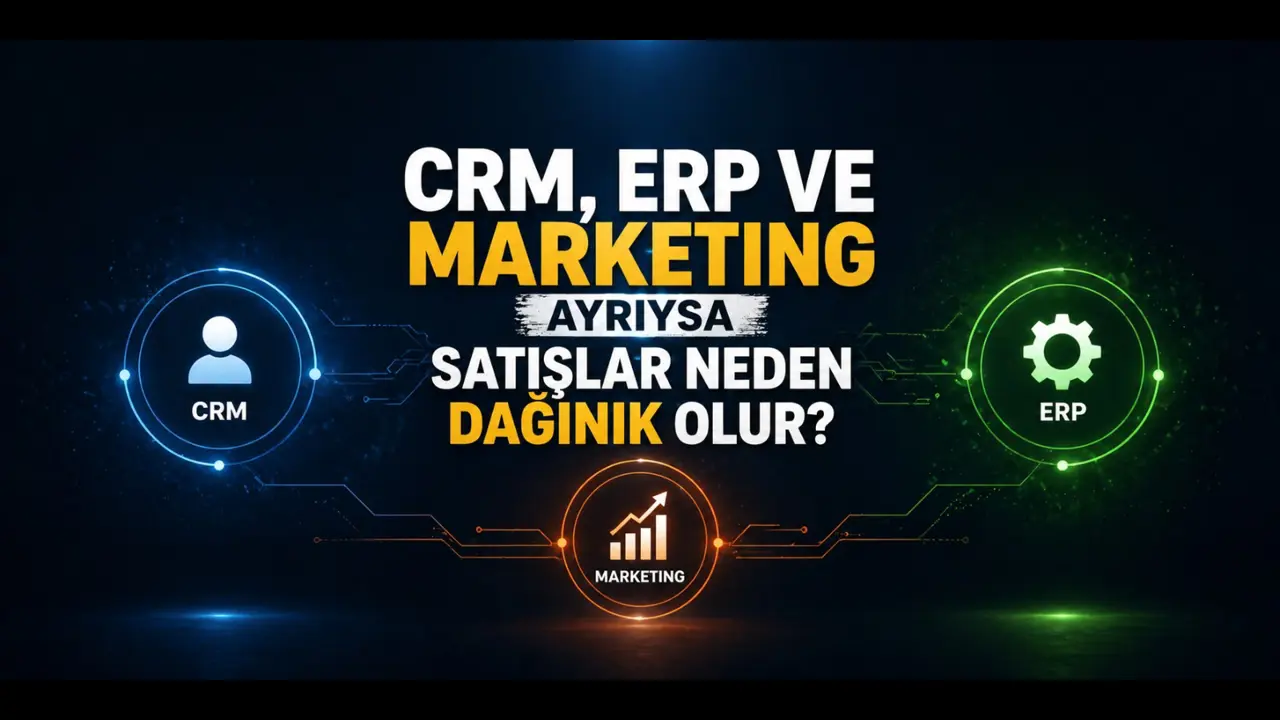 CRM, ERP ve Marketing Ayrıysa Satışlar Neden Dağınık Olur?