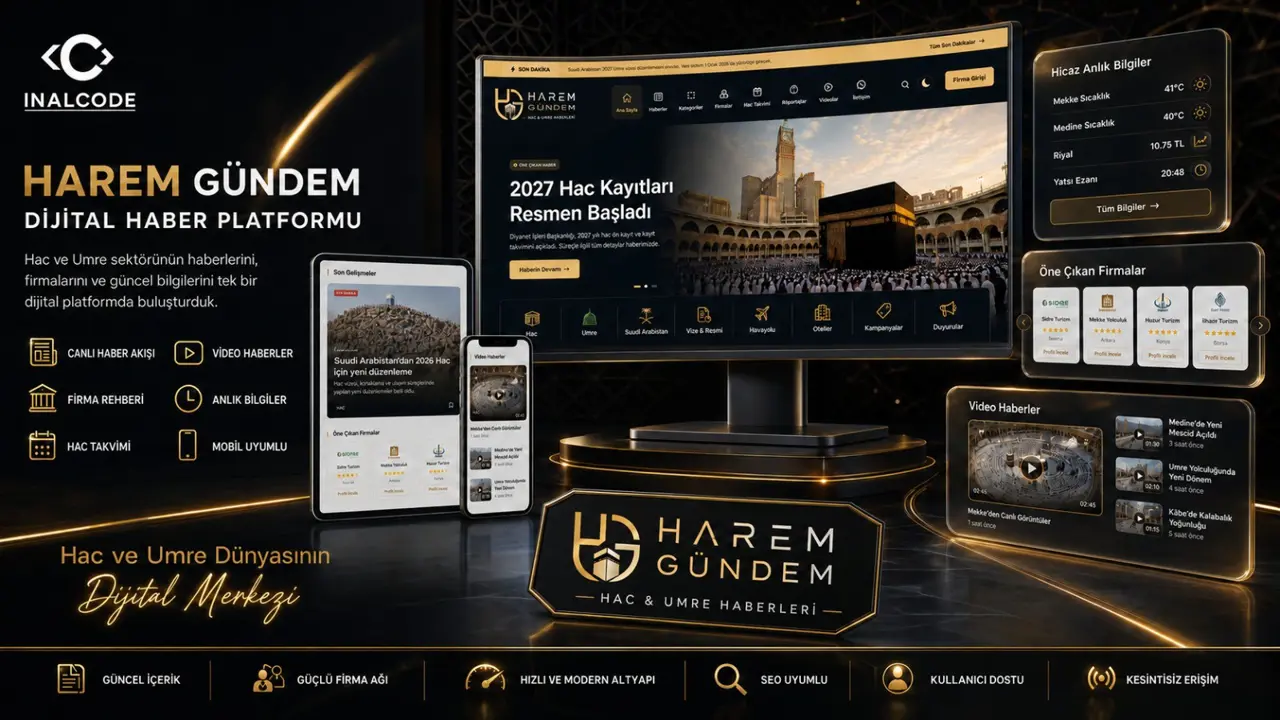 Harem Gündem - Hac ve Umre Dünyasının Dijital Merkezi 